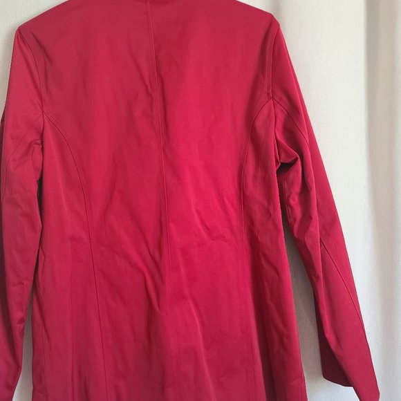 Gorgeous Red Double Breast Weatherproof Co Womens Coat szM - Picture 5 of 15